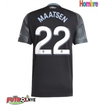 Camiseta Aston Villa Ian Maatsen #22 Visitante Equipación 2025-26 manga corta